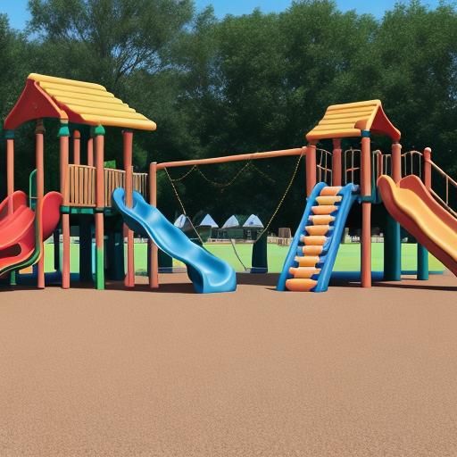 AI Generated Image of a Playground