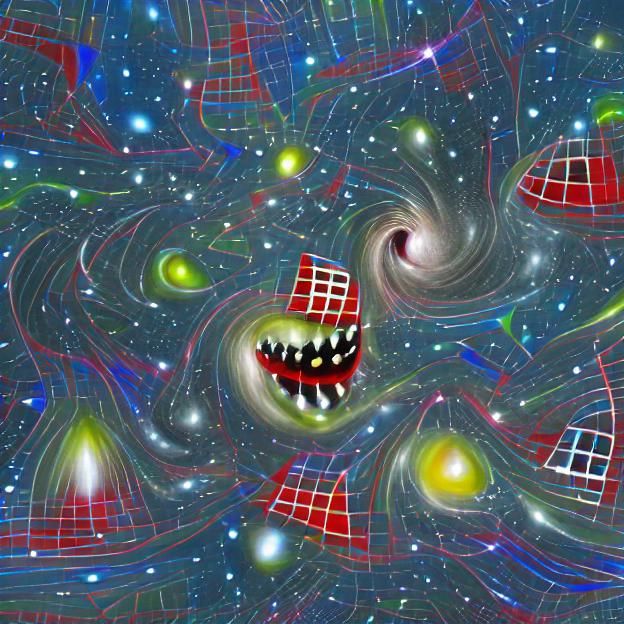 Surreal Math Nightmare in Deep Space