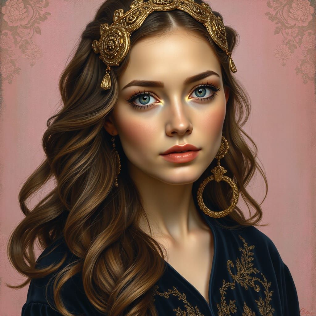 Renaissance Portrait of a Beautiful Woman