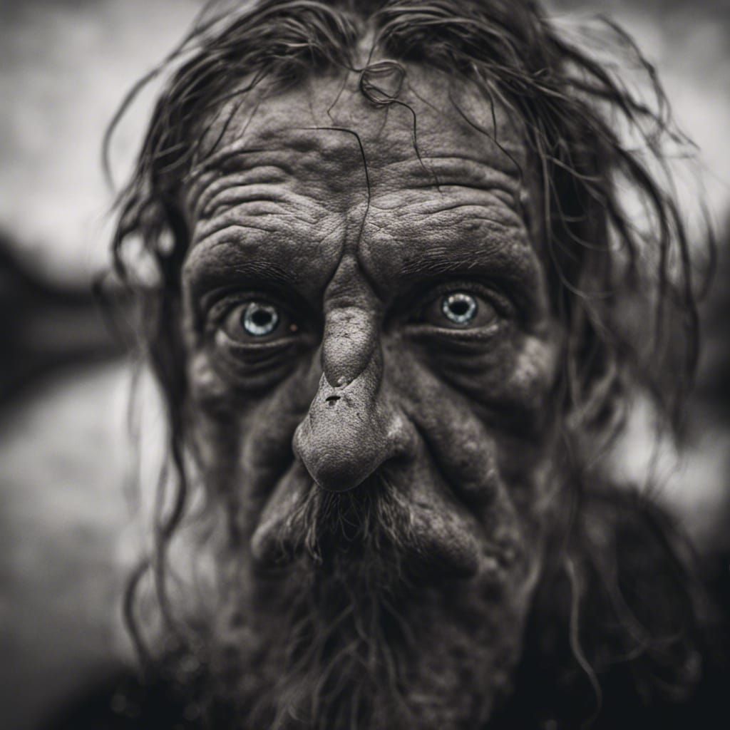 Ichthoid Horror Portrait in Lovecraftian Style