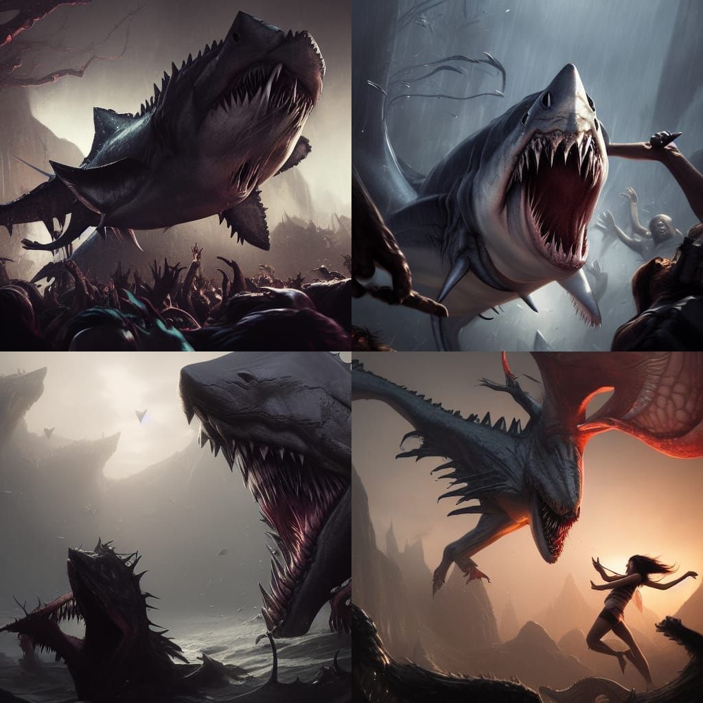 Dark Fantasy Fairy's Primal Scream in Hyperdetailed Art