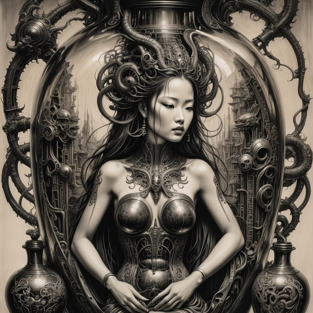 Goddess in the shell