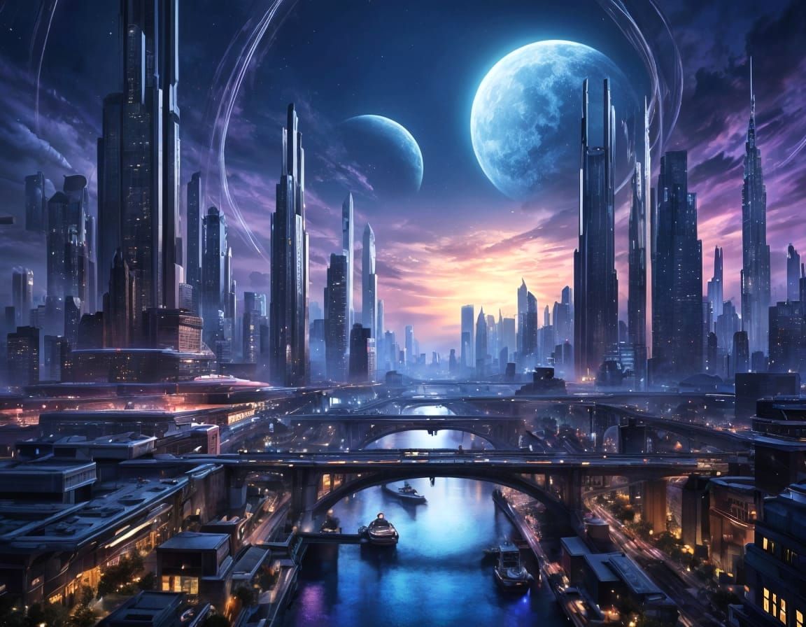 Futuristic city