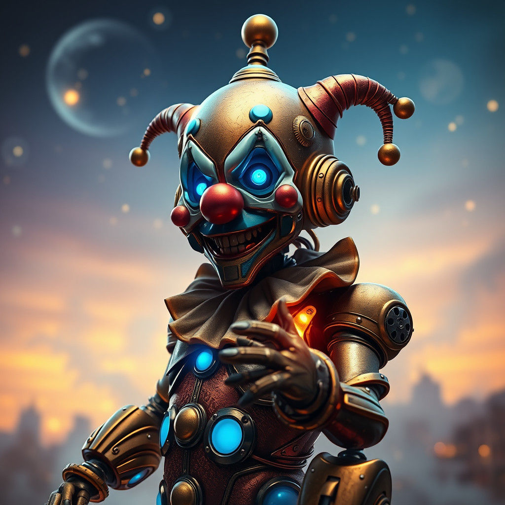 Mechanical Robot Clown