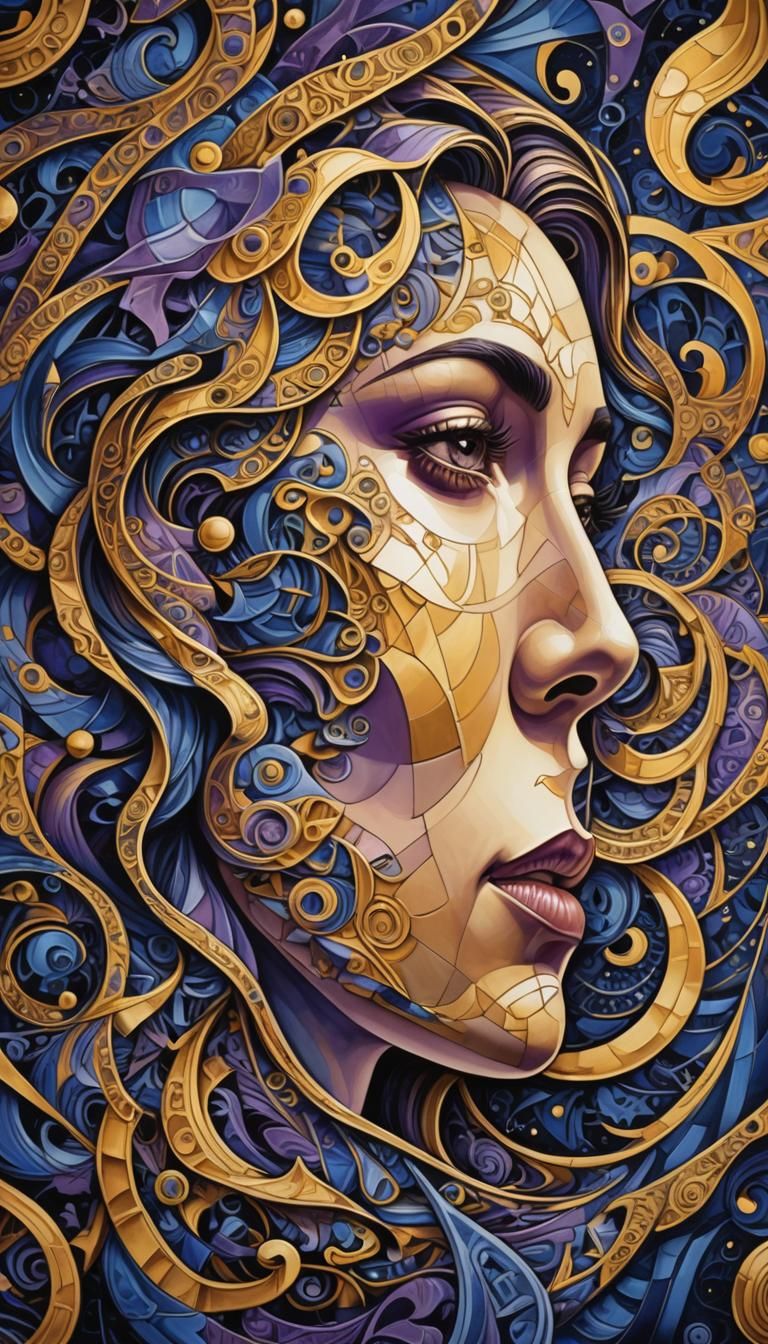 Glowing Thoughts in Tessellation Style