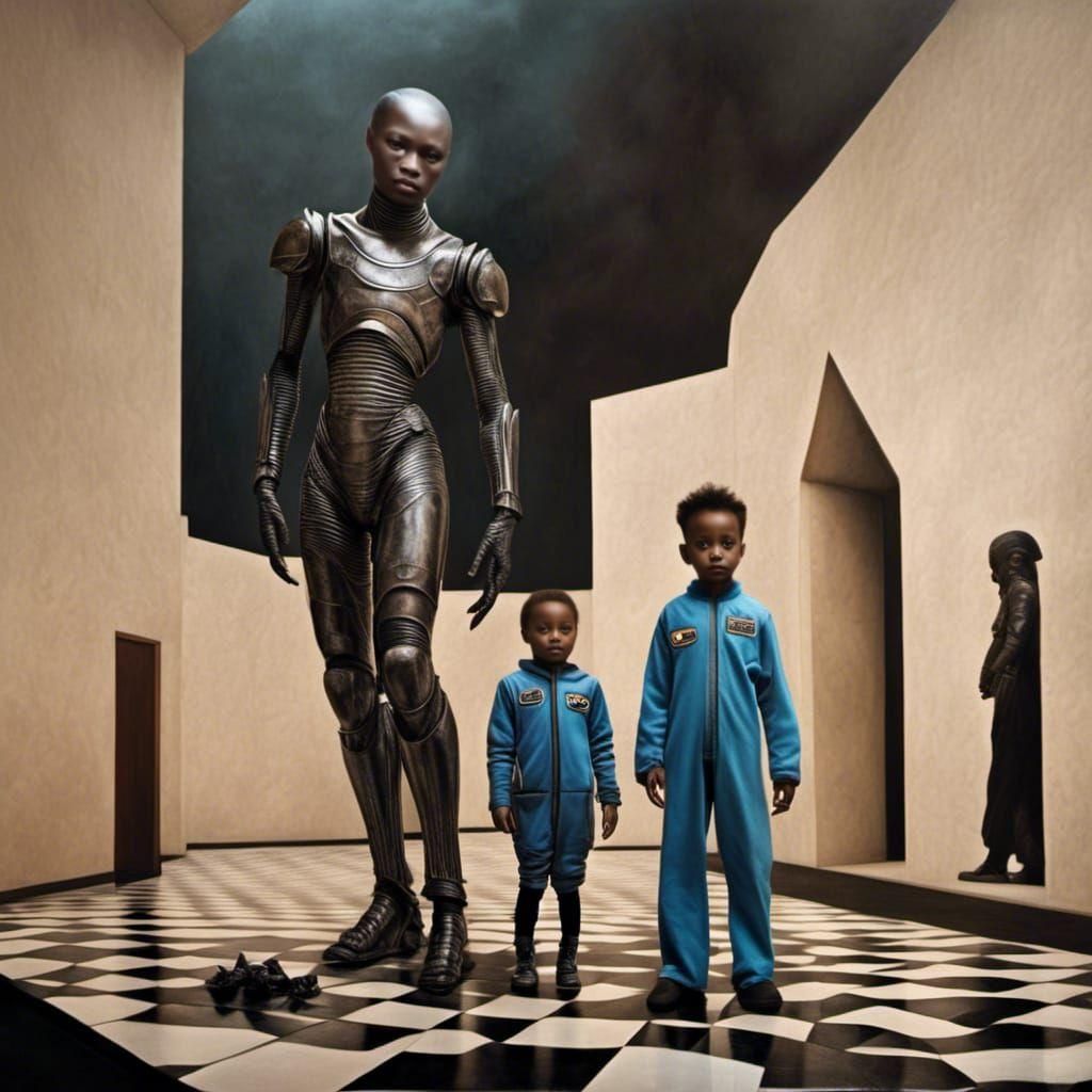 Historical Figures Party in Hyperrealistic Magical Realism