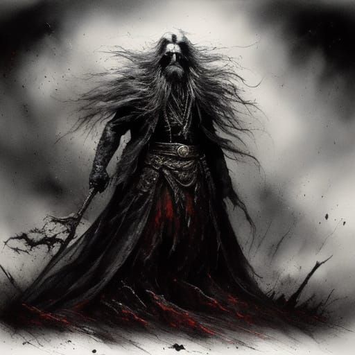 Macabre Monsters Emerge from Forest Under Red Moonlight