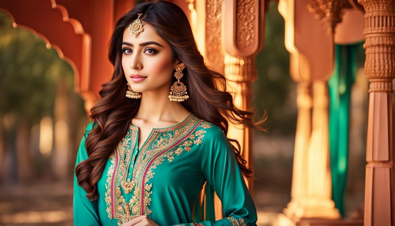 Photorealistic Image of Beautiful Pakistani Girl