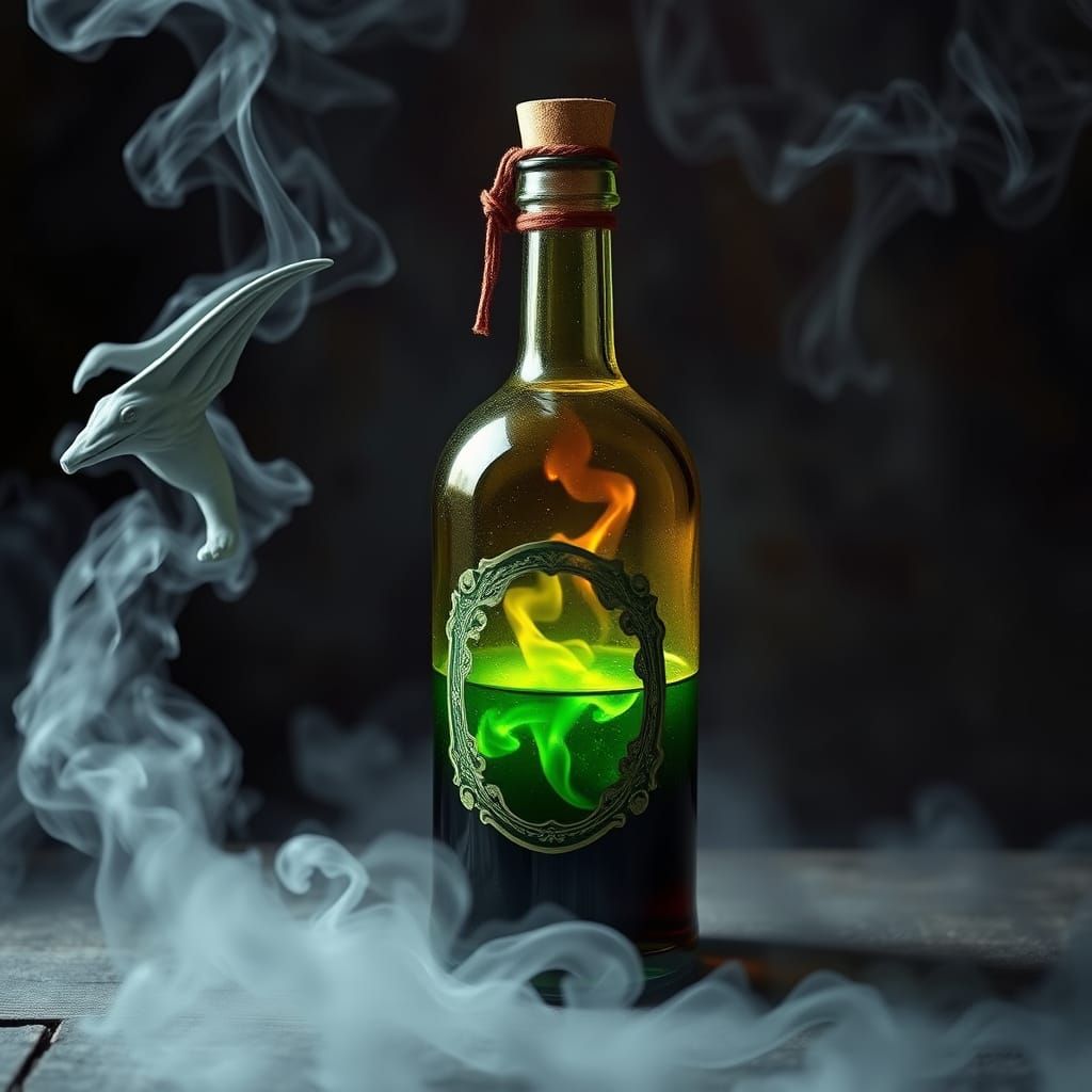 A Massive Wizard's Elixir in a Colossal Bottle
