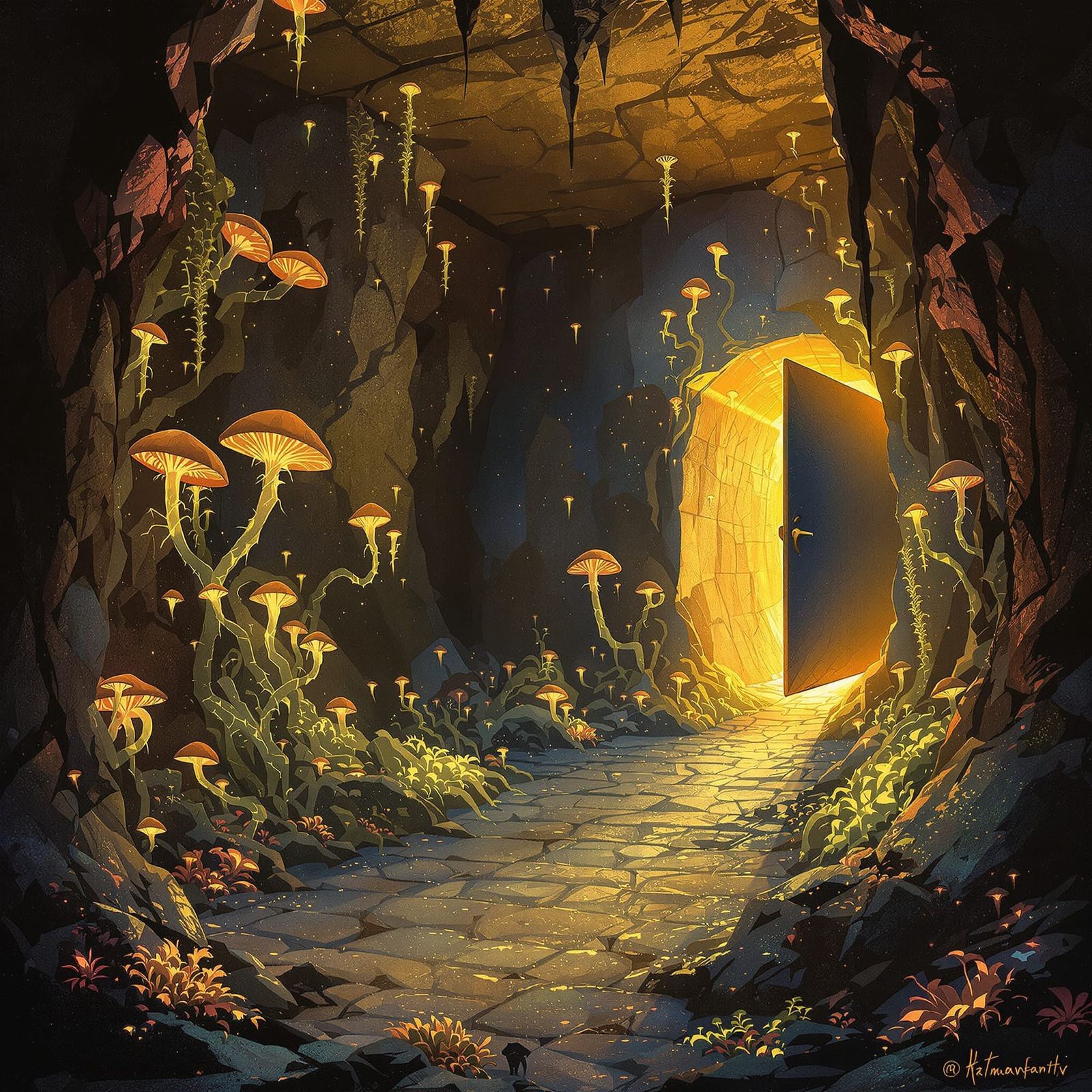 Pharaoh's Tomb Reveals Bioluminescent Fungi Ecosystem in Imp...