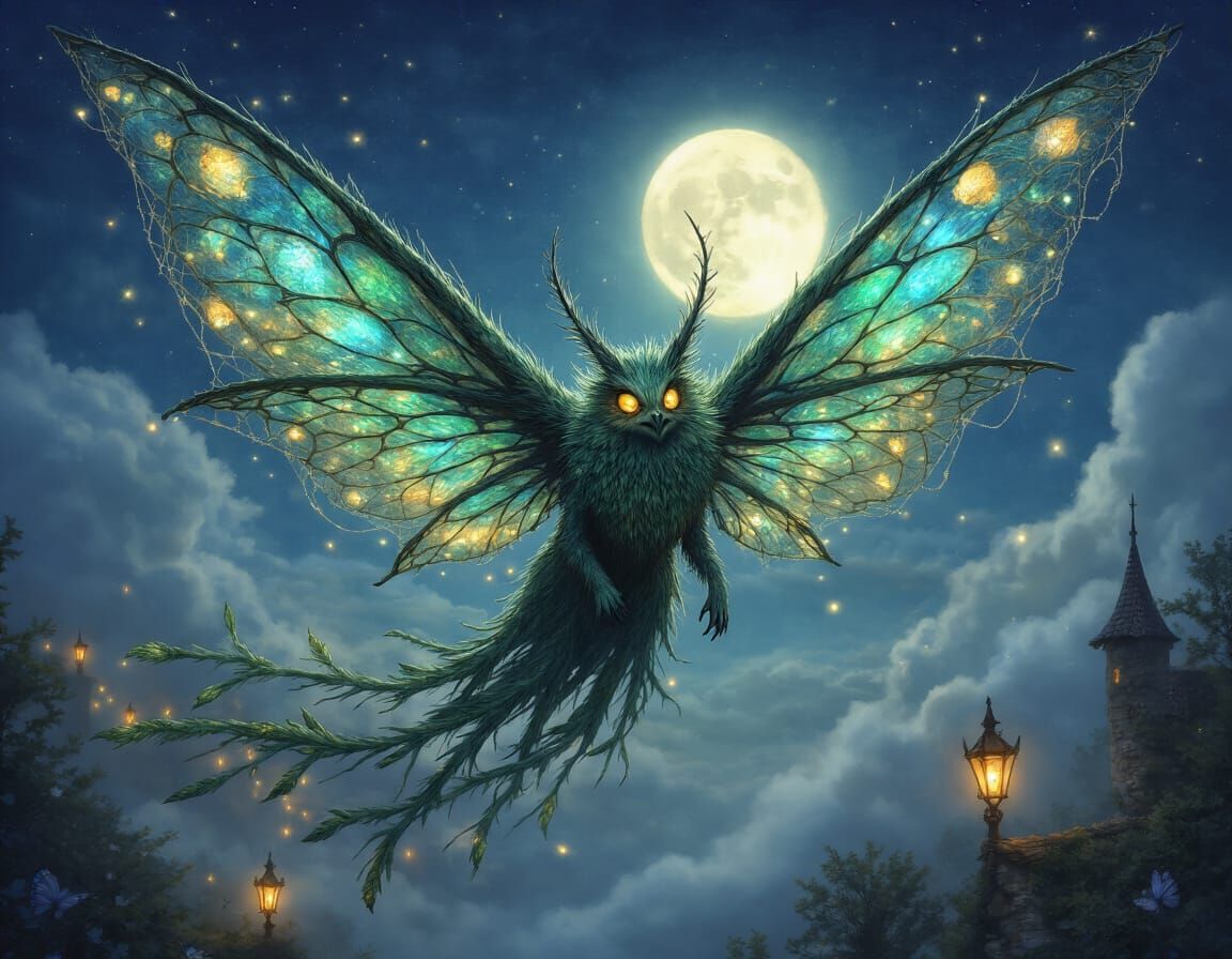 Chrysocolla Creature with Goldvein Cobweb Prismatic Spectral...