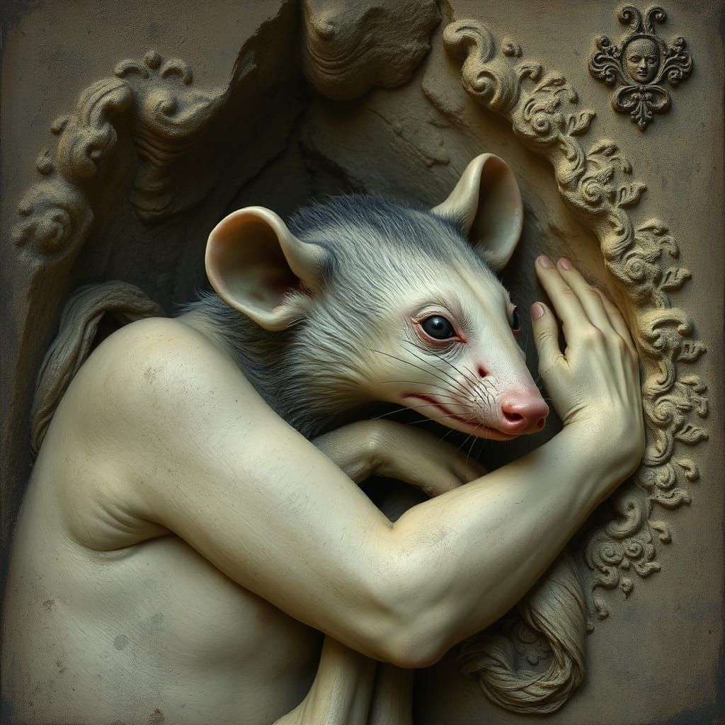 Possum Sculpture Inspired by Camille Claudel