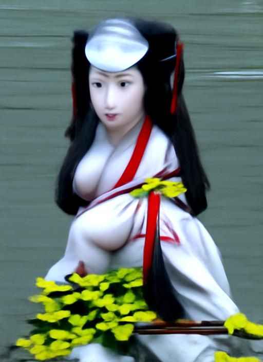 Elegant Japanese Maiden in 8K Resolution