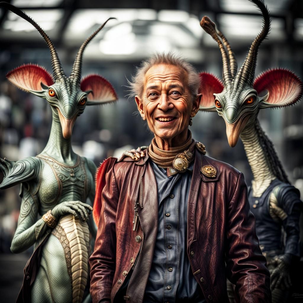 Photorealistic Aliens: Beautiful, Complex, and Emotional