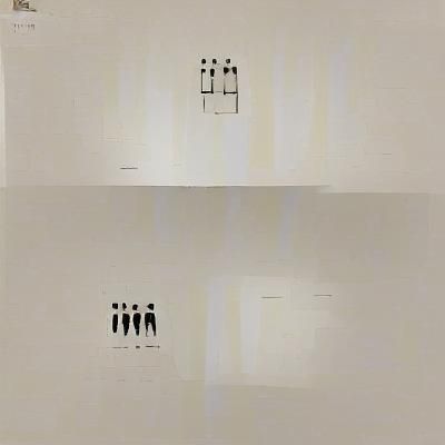 Minimalist Abstract Art Evoking Loss