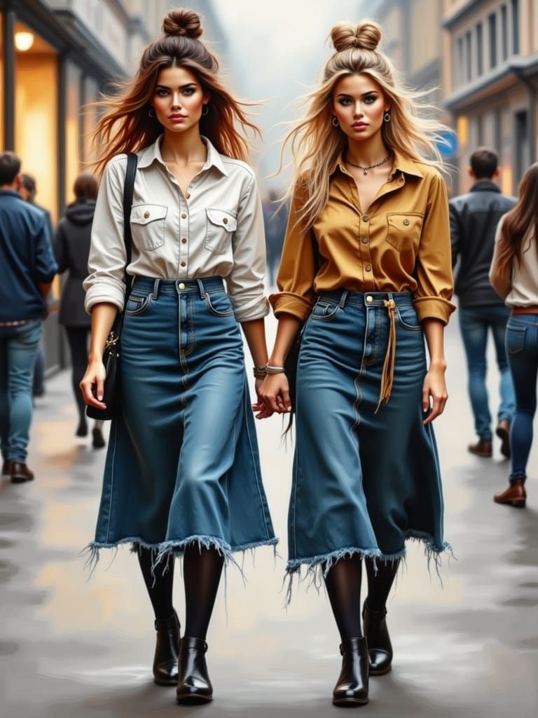 Confident Curvy Women in Danish Landscapes, Inspired by Rich...