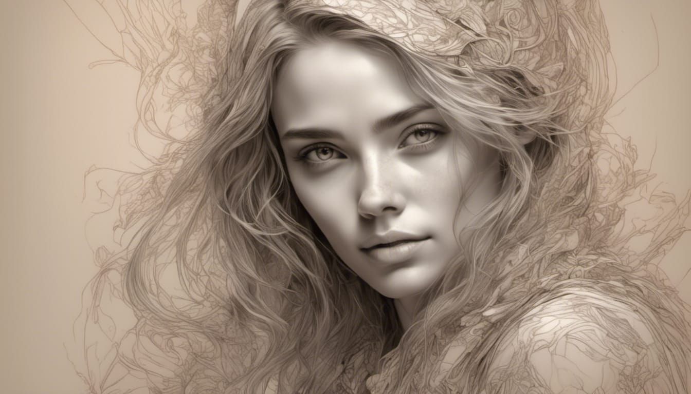 Exquisite Portrait of a Beautiful Face