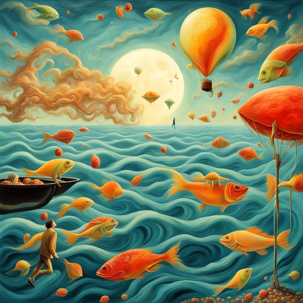 Surreal Infatuation: A Dreamlike Breeze of Emotion