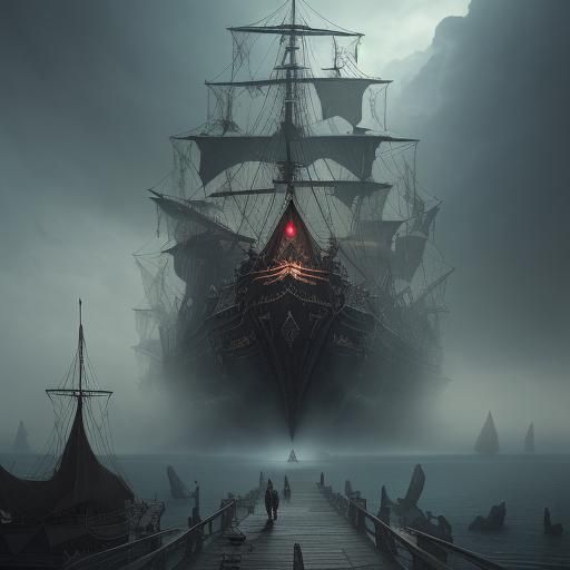 Path to Pirate Treasure: Epic Cinematic Digital Art