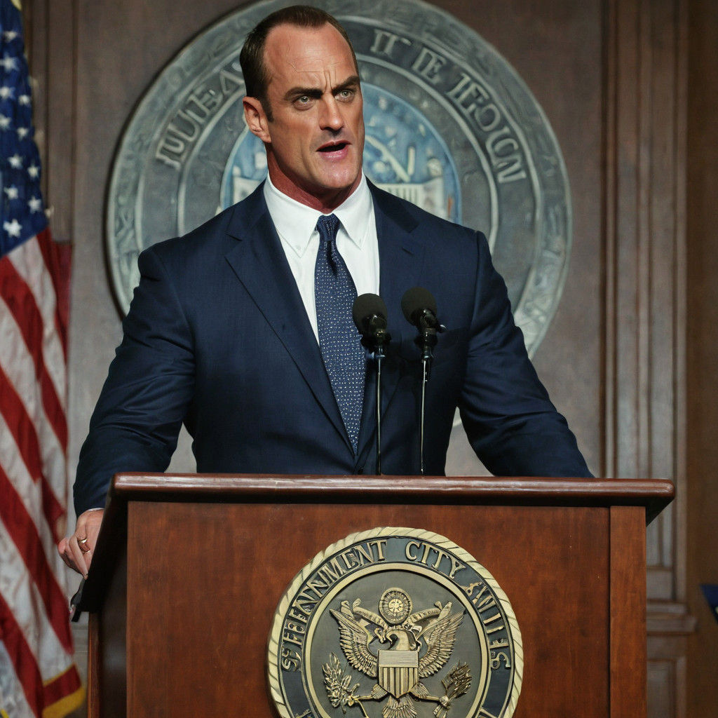 Chris Meloni as Government Official in Deacon City