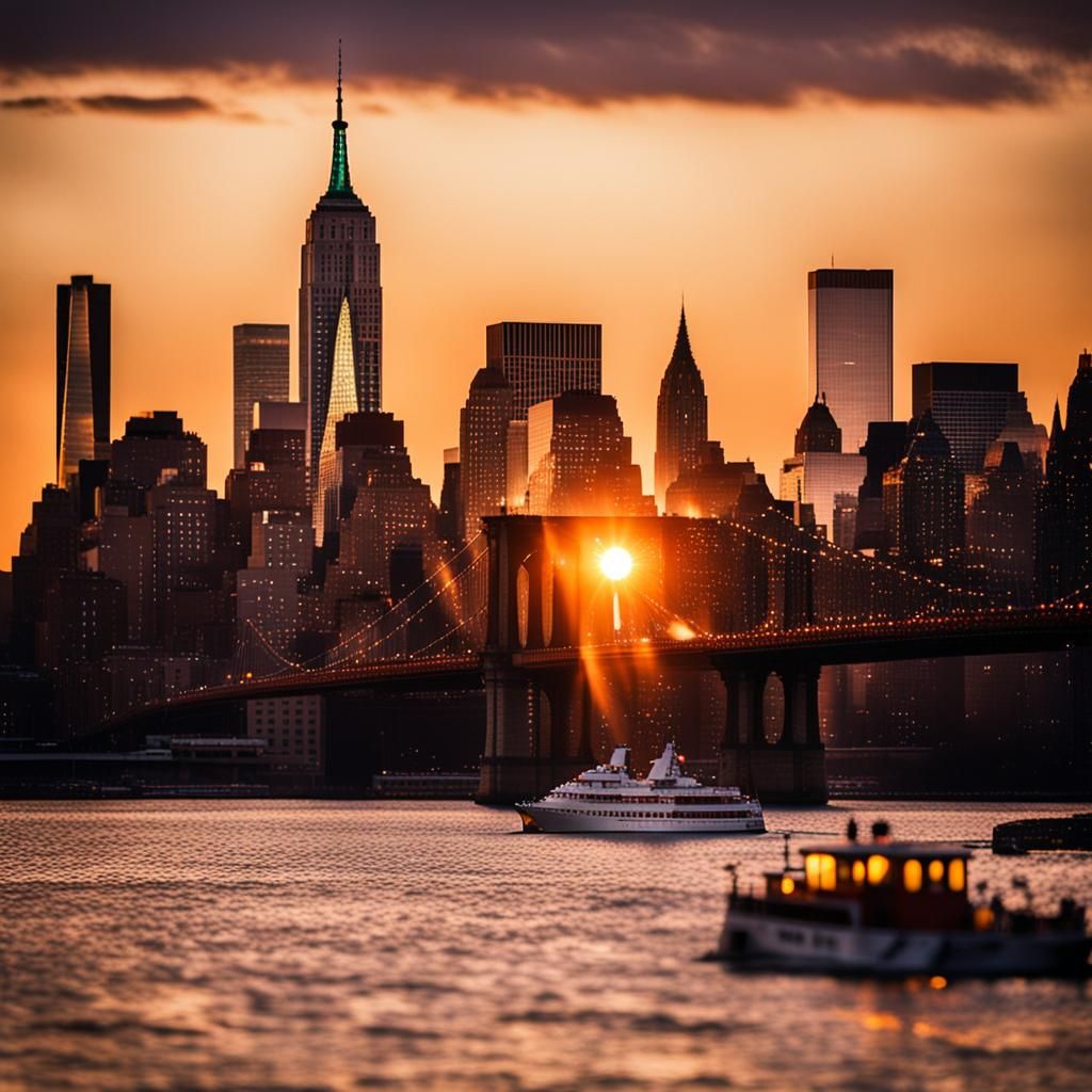 New York City Sunset: Professional Photography