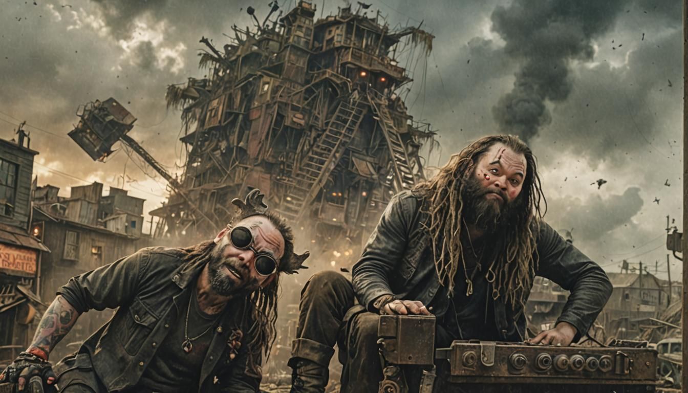 Epic Cinematic Painting of Bray Wyatt