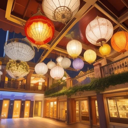 Viking Longship at Night with Bright Moonlight