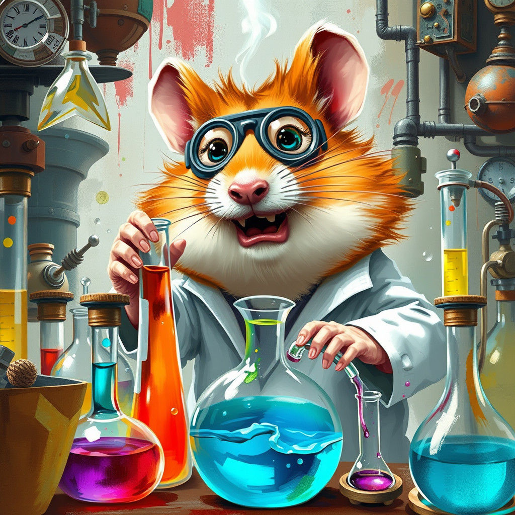Hamster Scientist's Lab: Expressive Digital Art