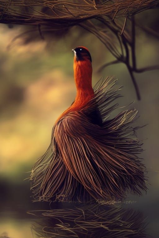 Intricate Weaver Captured in Dynamic Night Photography