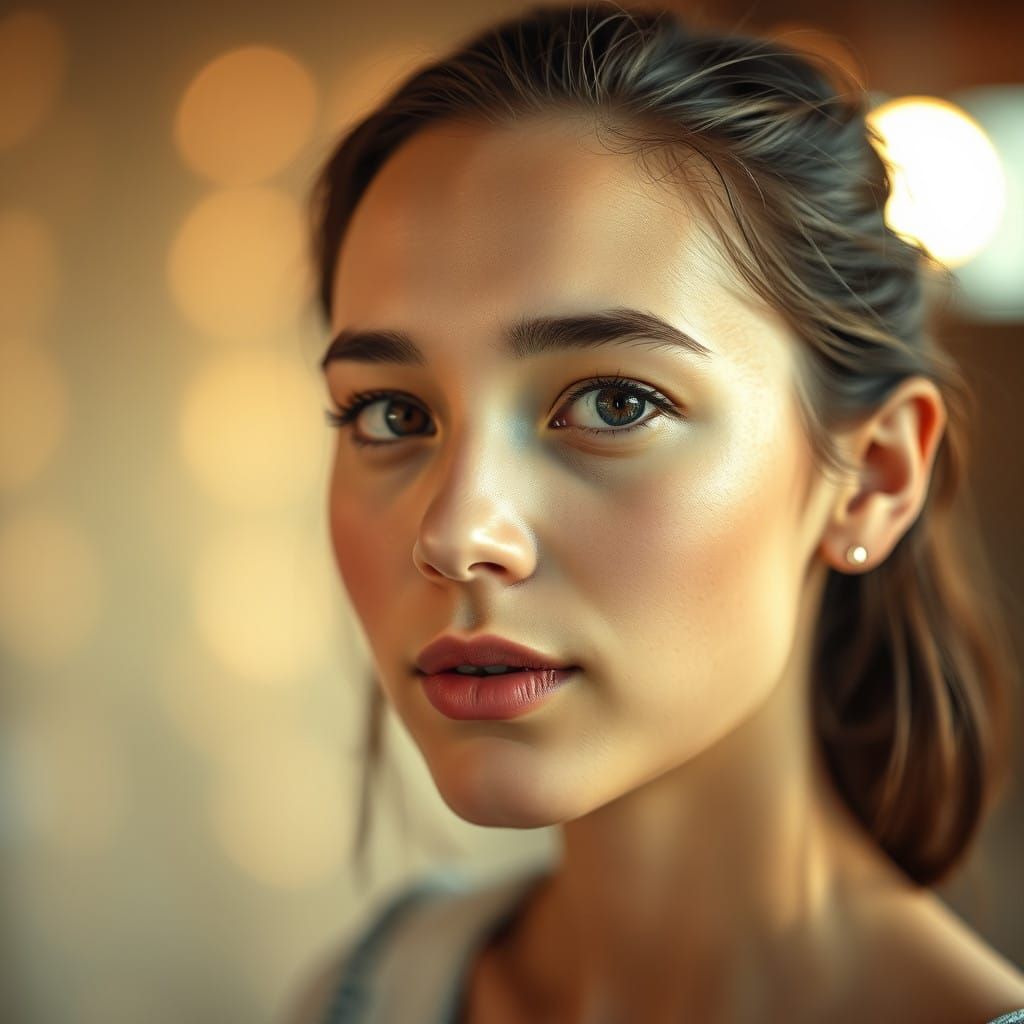 Portrait of Flora in Warm Natural Light