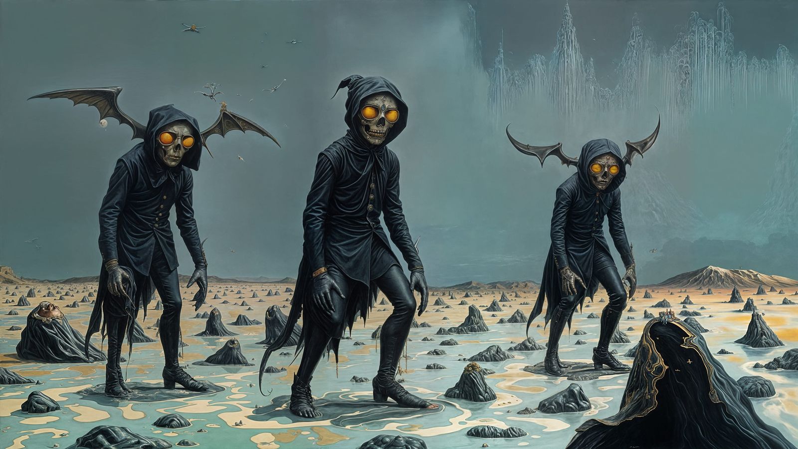 Skyquakers: Heralds of Doom in Surreal Style