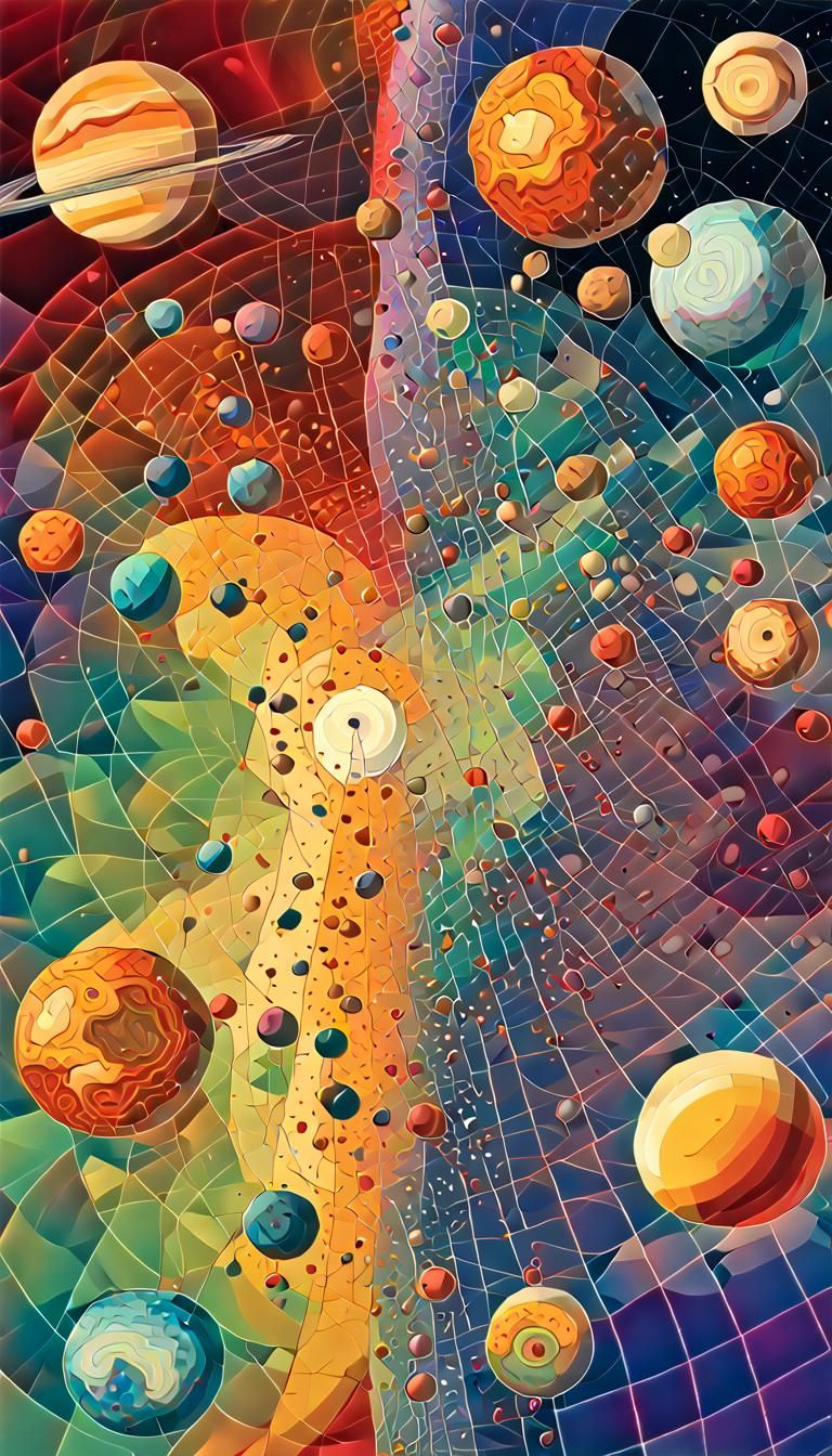 Cosmic Universe: Color-Coded Gravitation and Mass Density