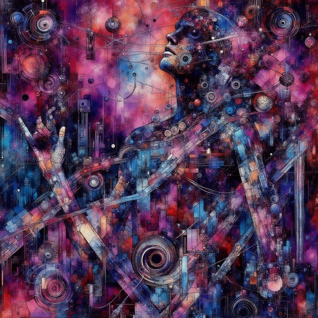 Ethereal Fantasy Landscape in Dark Dreamy Style