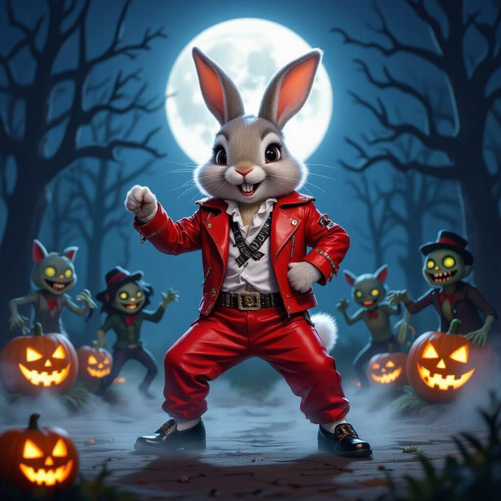 Bunny Rabbit Thriller Halloween Concert