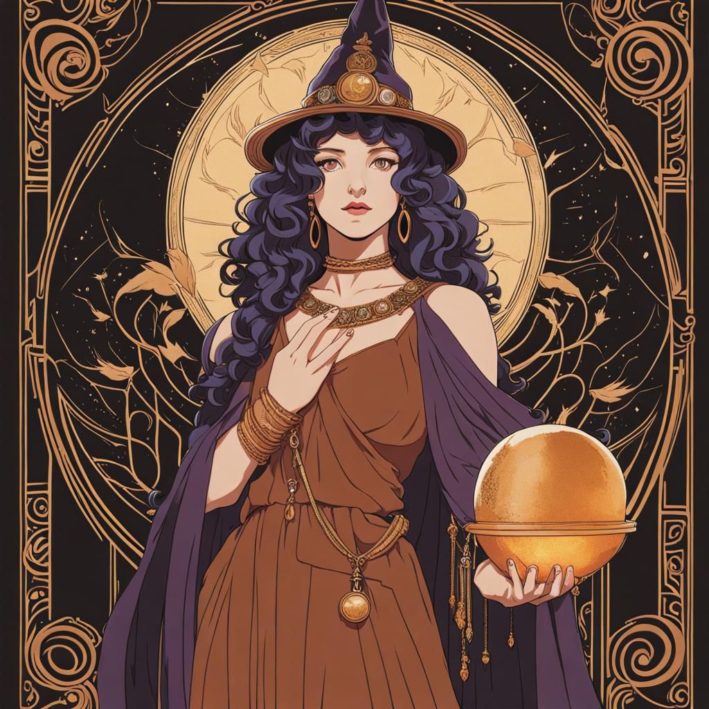 Circe, Witch Goddess in Light Academia Style