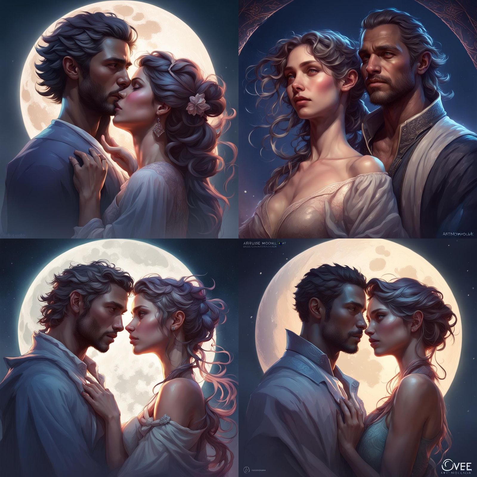 Pretty moonlight love.