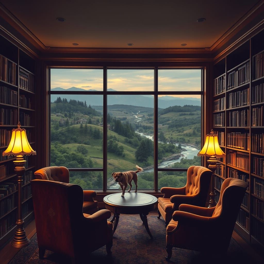 Mysterious Reading Room in Idyllic Landscape, SCP-1906