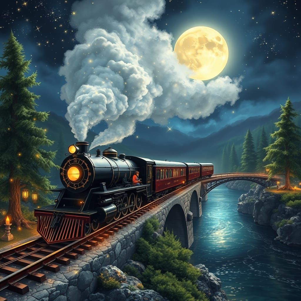 Onde o tempo desacelera e a magia nunca desaparece ✨🚂🌙