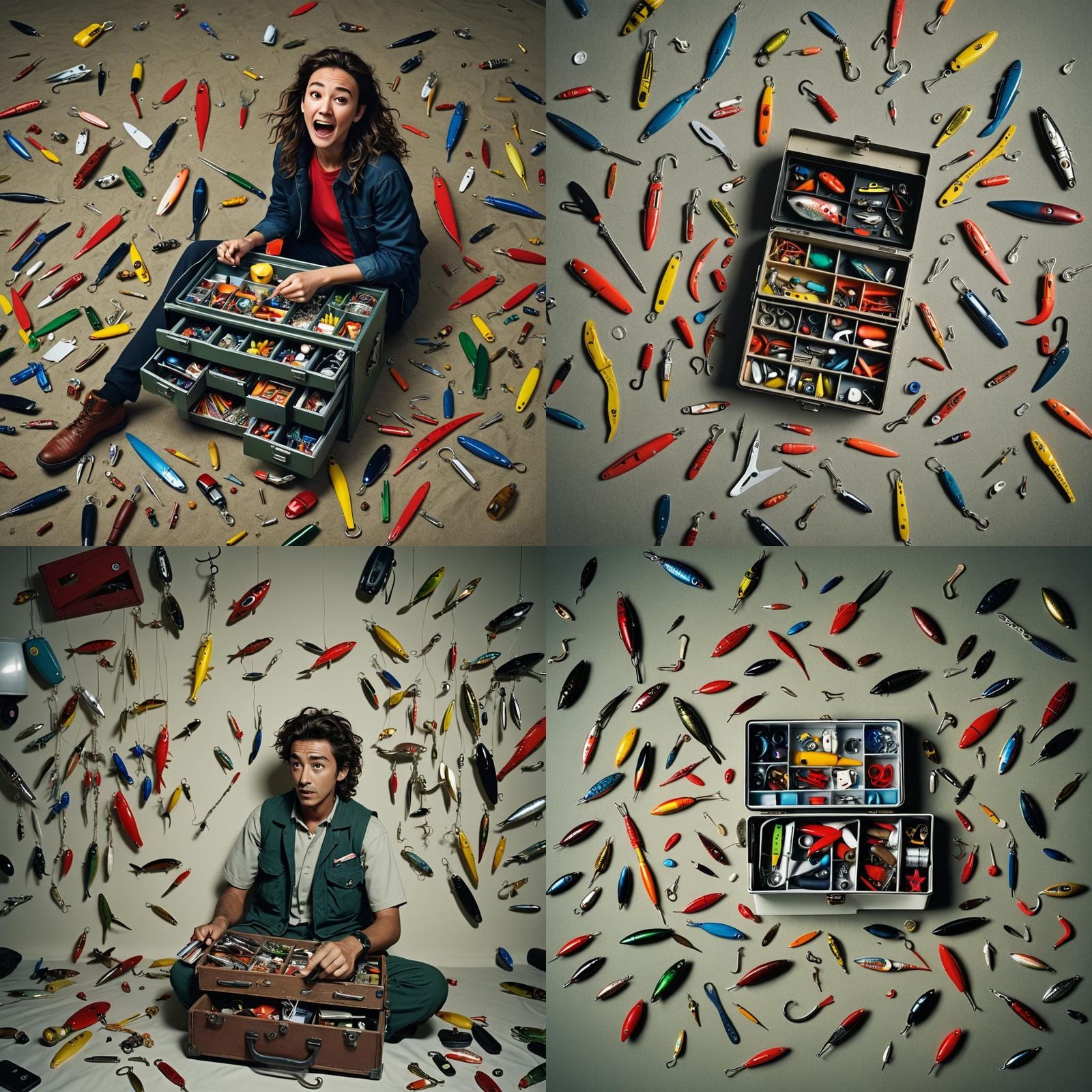 Tackle Box Explosion: A Cinematic Comedy Still