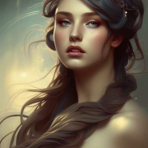 Alluring Siren Song in Hyperdetailed Style