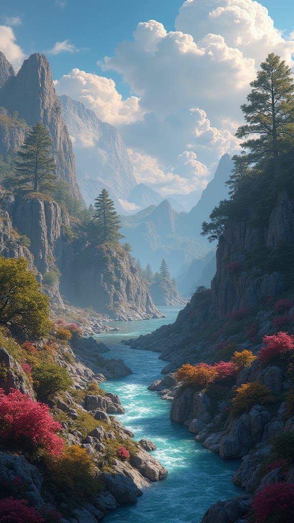 Fantastical Landscape with Intricate Details in Unreal Engin...