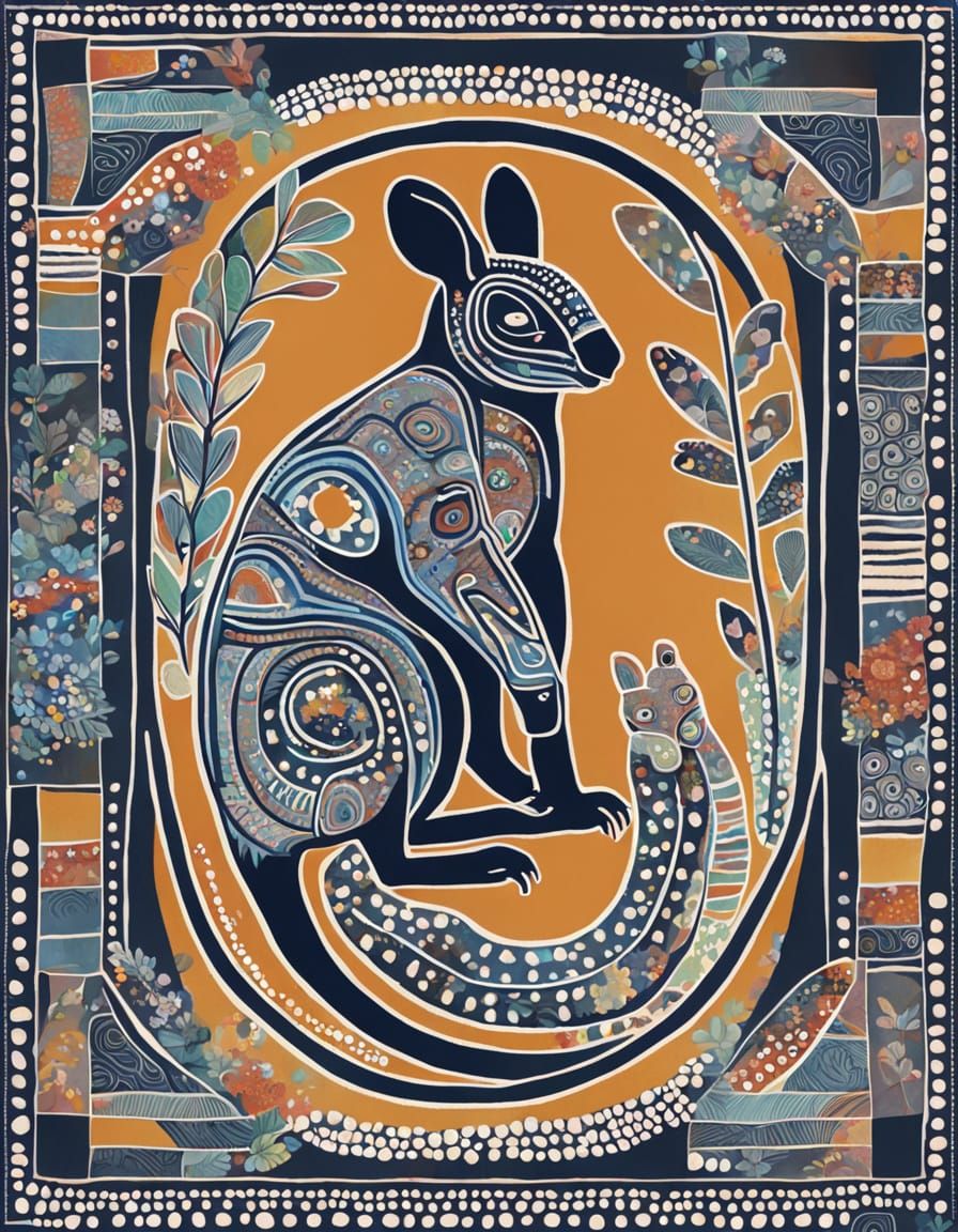 Vibrant Aboriginal Australian Art Patterns Inspired by Dream...