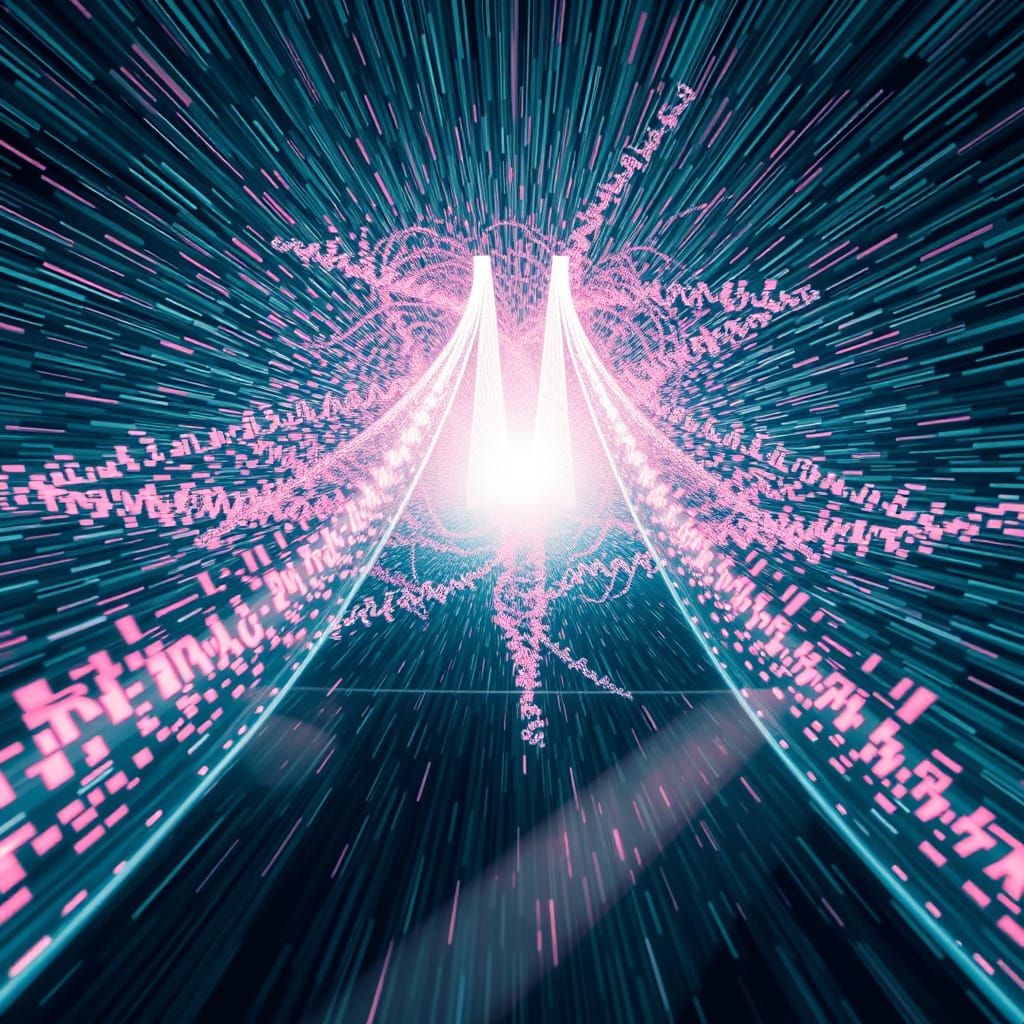 Cosmic Optical Illusion Bridge in Quantum Chaos