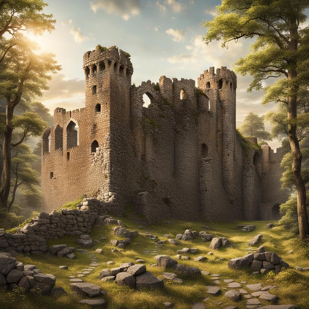 Medieval Castle Ruins: A Glimpse into History