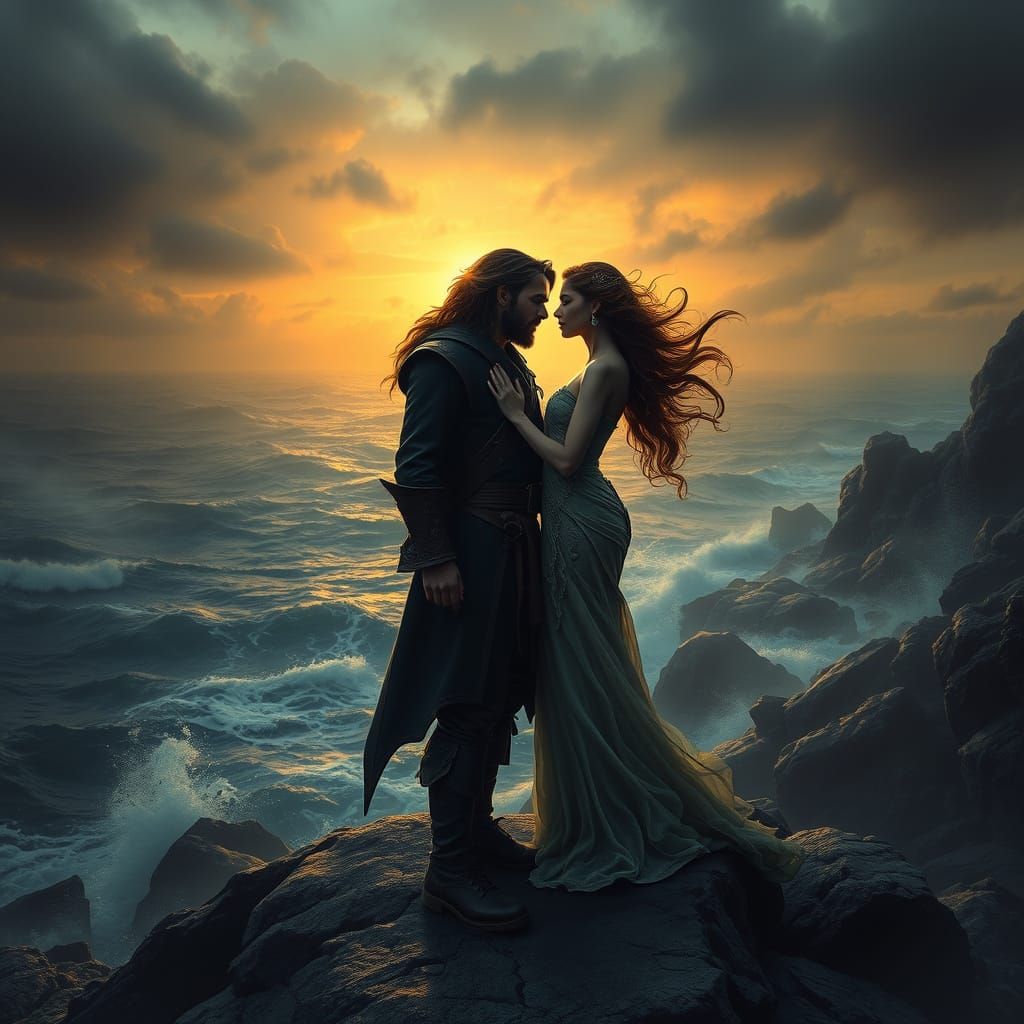 Davy Jones and Calypso: A Seaside Love Story