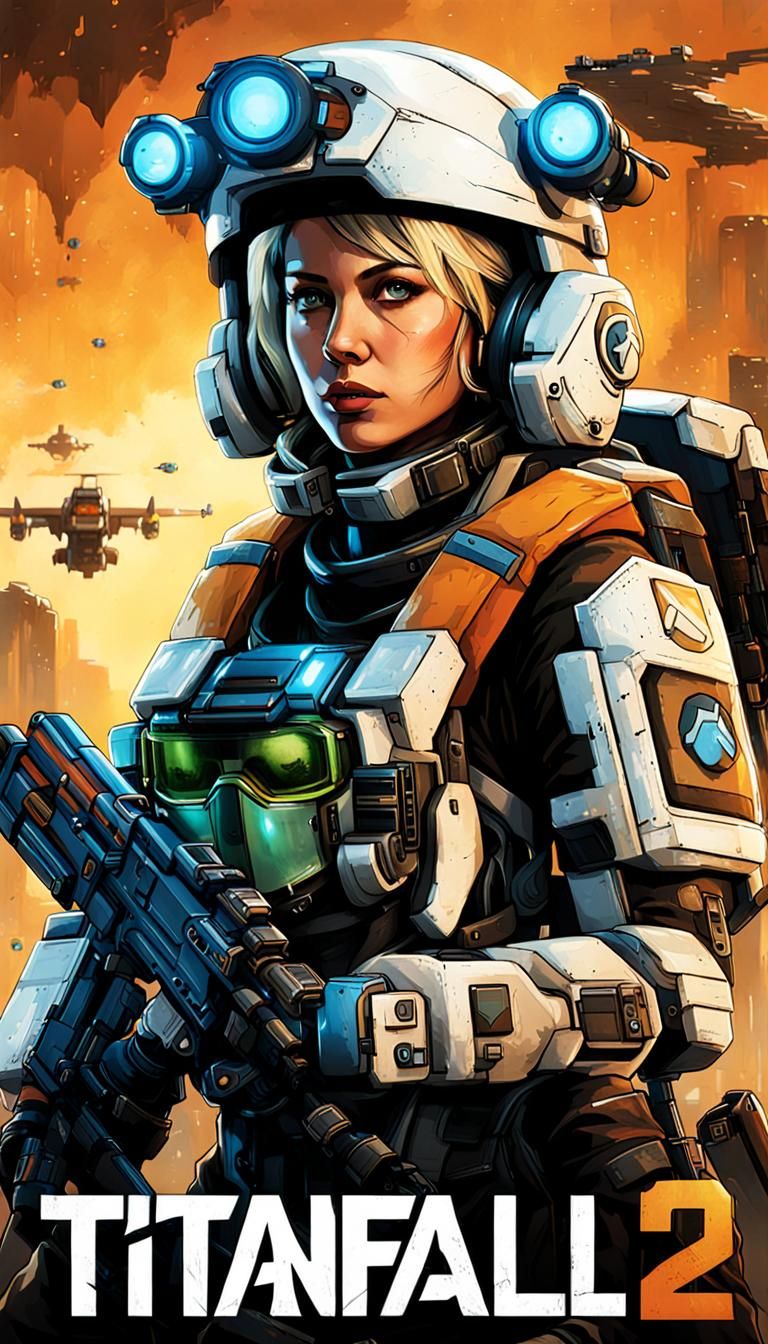 Titanfall 2 Female Pilot Pinup Poster