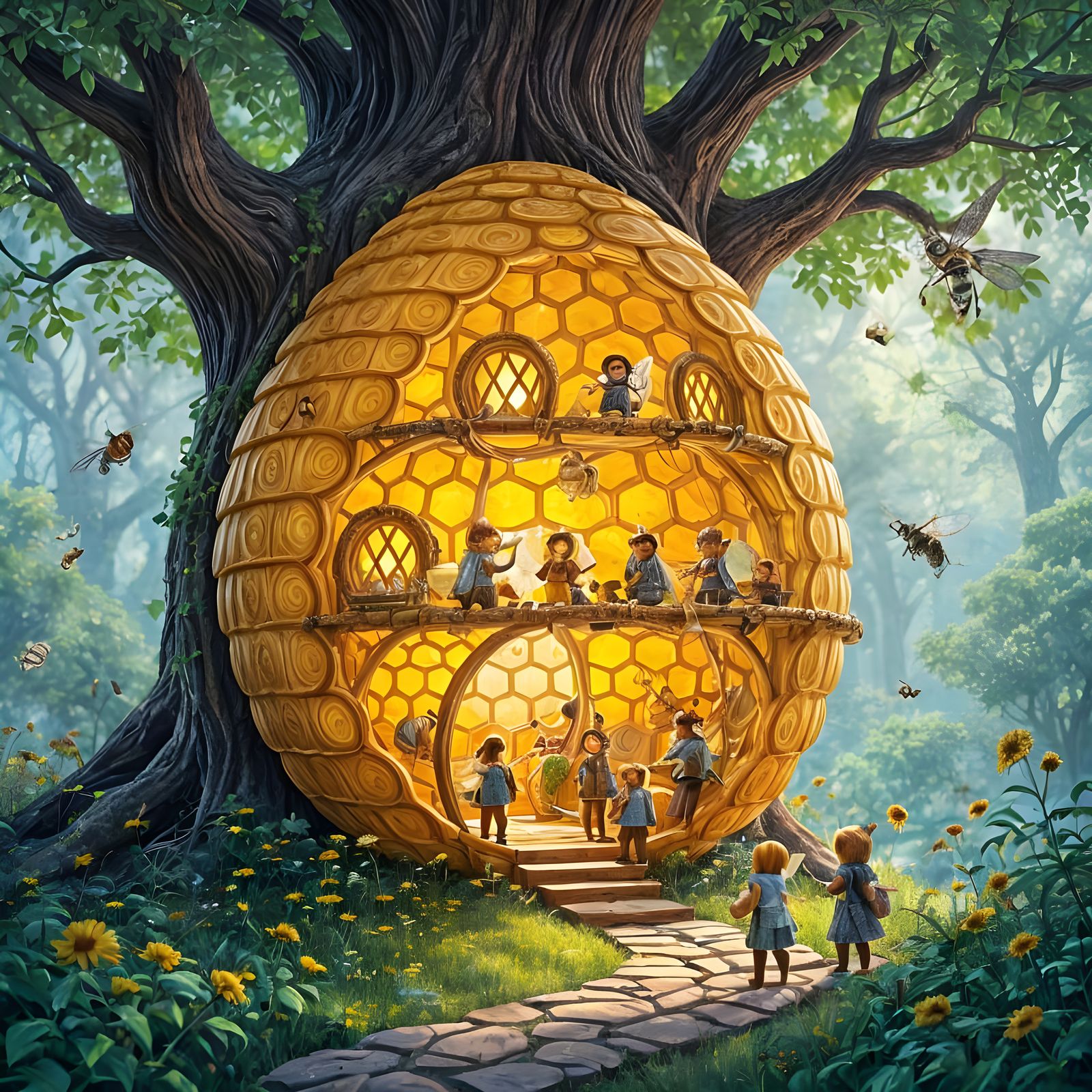 Borrowers in the Bees World