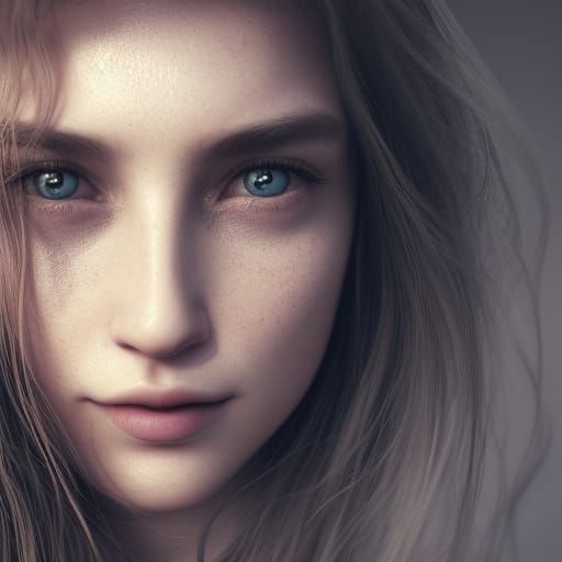 Professional Color Portrait with Bokeh Effect