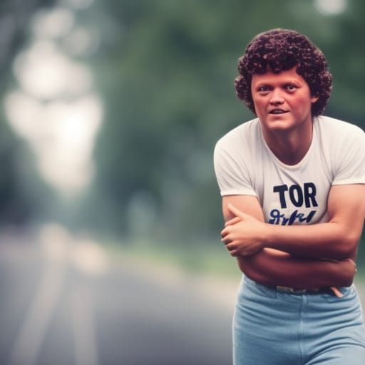 Terry Fox Portrait in Professional Photography Style