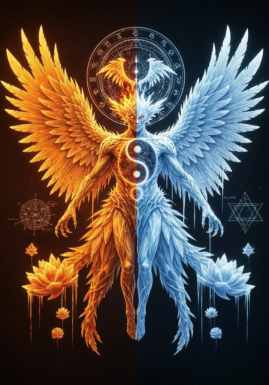 Celestial Cryptid in Myth-Space with Cosmic Engine